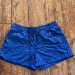 Tangerine Royal Blue Athletic Shorts